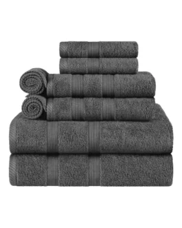 8 Pcs Towel Bale Set 100% Soft Face Hand Big Bath Sheet Bathroom Towel