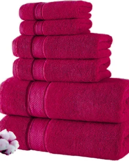 100% Egyptian Cotton Towel Set Super Soft 800GSM Face Hand Jumbo Bath Sheet Towel