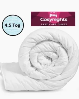 100% Cotton Summer Duvet Quilt – Available in 4.5, 10.5, and 13.5 Tog for Single, Double, and King Sizes