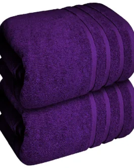 2 X Extra Large Super Bath Sheet Towels (100 x 200 cm) 100% Egyptian Cotton Bath Sheets