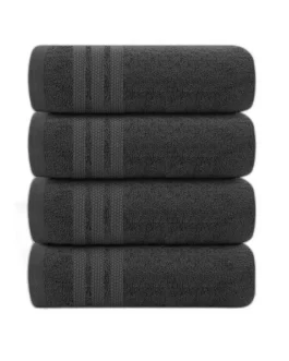 Pack of 4 Extra Large Jumbo Bath Sheets Towels 100% Egyptian Cotton 75 x 150 cm