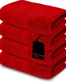 4 x Large Jumbo Budget Bath Sheet Towels 100% Egyptian Cotton Bath Sheets Big Towels 75 x 150 cm