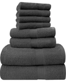 Super Soft 8 Piece 500GSM Towel Bale – Luxury 4 Face Cloths, 2 Hand Towels, 2 Bath Towels